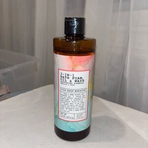 3-in-1 Bath Foam Oil & Wash - Brown Bottle